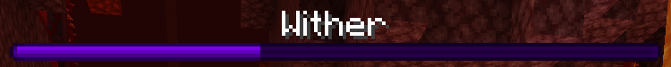 A boss bar using the progress overlay